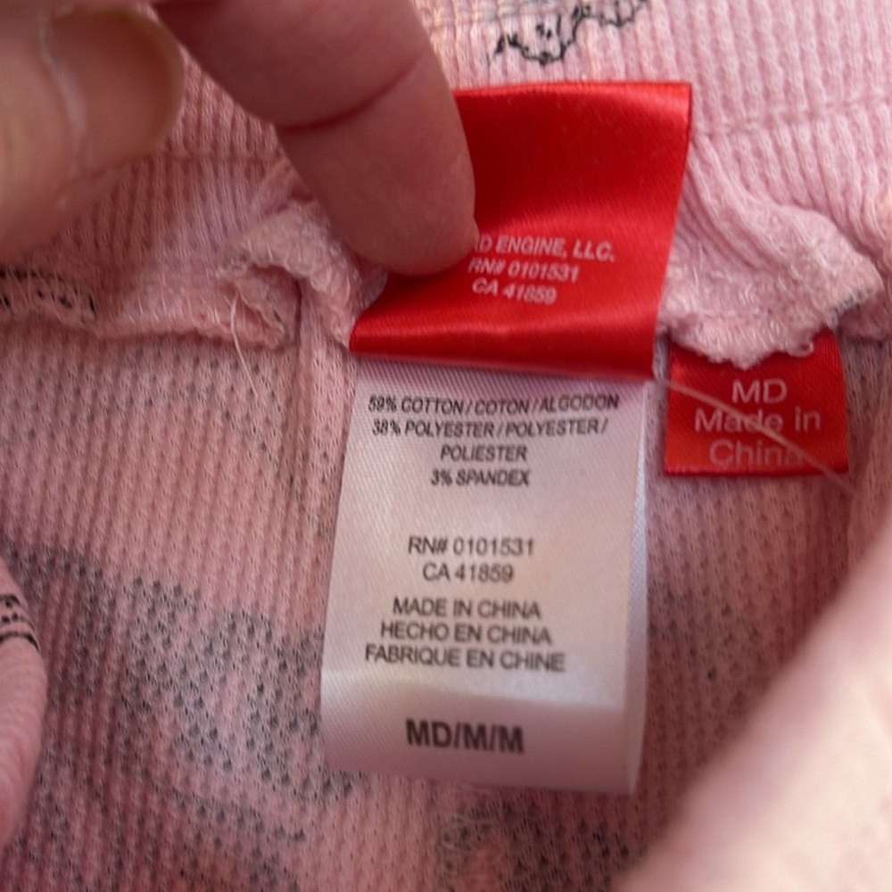 Coca Cola Matching set with Diet Coke Logo - waffle full zip hoodie and shorts - Picture 9 of 9